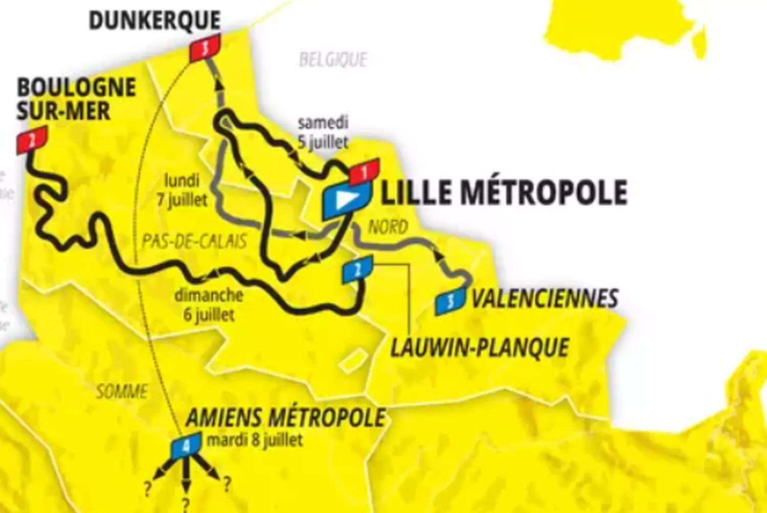 TOUR DE FRANCE 2025 : UN PARCOURS  INÉDIT