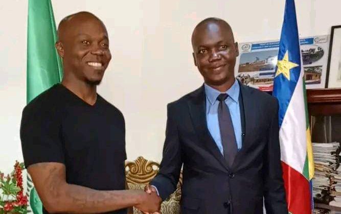 CENTRAFRIQUE / FCF : ENZA YAMISSI  REÇU PAR LE MINISTRE DE SPORT
