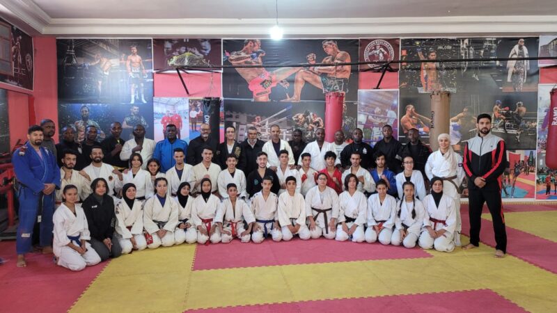 CHAMPIONNATS D&rsquo;AFRIQUE  : SÉANCE COMMUNE D&rsquo;ENTRAÎNEMENT &lsquo; PANTHÈRES-LIONS DE L&rsquo;ATLAS &lsquo;