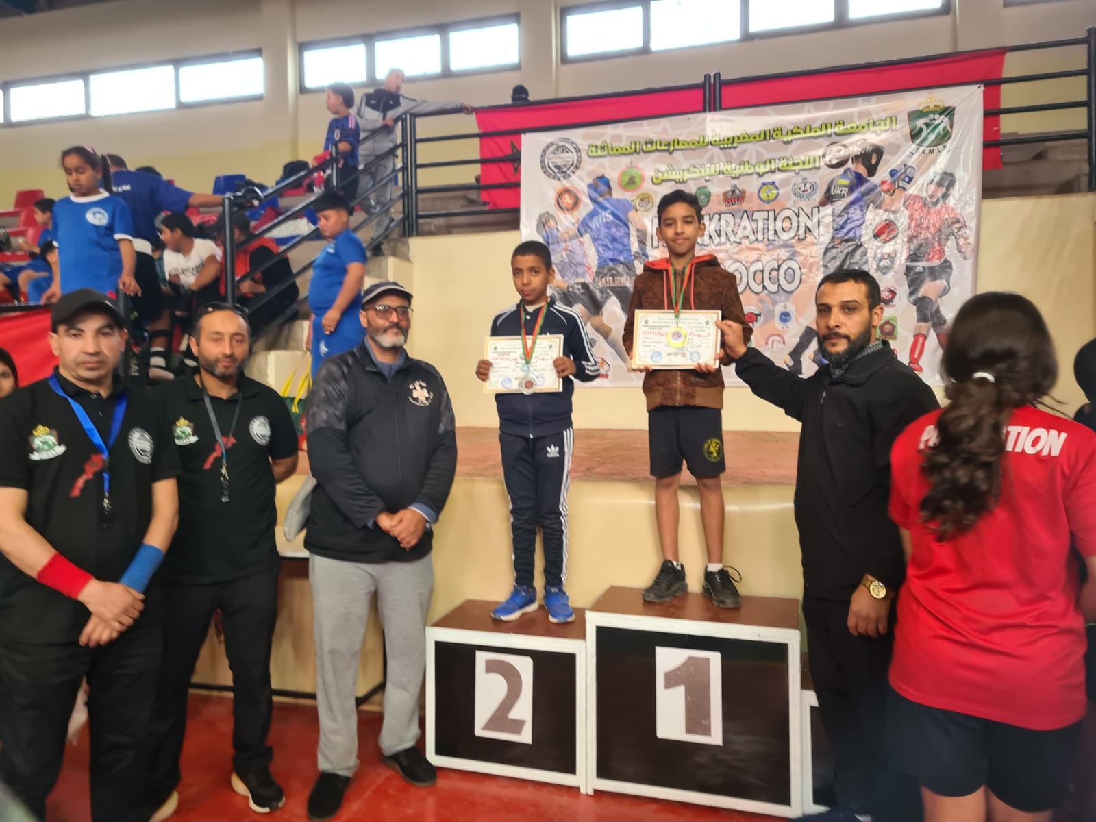 MAROC / CHAMPIONNAT RÉGIONAL DE PANKRATION : LA SALLE BAB IAKHMIS DE MARRAKECH THÉÂTRE DES ÉVÈNEMENTS