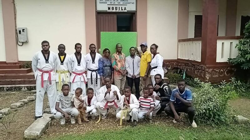 DON DE MATÉRIEL: LES REMERCIEMENTS DE LA LIGUE DE TAEKWONDO DE LA NGOUNIÉ
