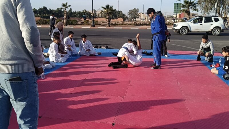 MAROC / STAGE : L&rsquo;ASSOCIATION FARAH  BAY AIT OURIR SE PERFECTIONNE SUR LES TECHNIQUES DE FIGHTING