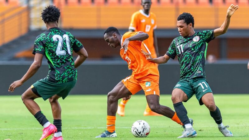 PRÉPARATION CAN U20 : LA CÔTE D&rsquo;IVOIRE S&rsquo;IMPOSE À SON TOUR FACE AU NIGERIA