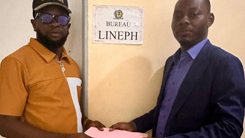 LINEPH / ÉLECTIONS : DÉCLARATION DE CANDIDATURE  DE VITAL MOUCKAGNY