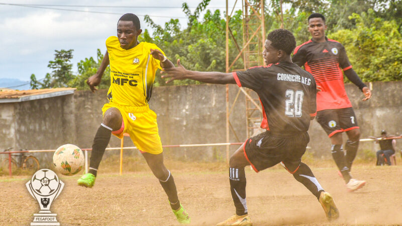 MOUILA 2025 / 2e JOURNÉE : MOUNANA FC – LA CORNICHE AFC &lsquo; LE POINT DE LA 1ère PÉRIODE (1-0)&rsquo;
