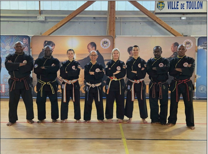 QWAN KI DO / STAGE INTERNATIONAL TOULON 2025 : 9 GABONAIS ACCÈDENT AU GRADE SUPÉRIEUR
