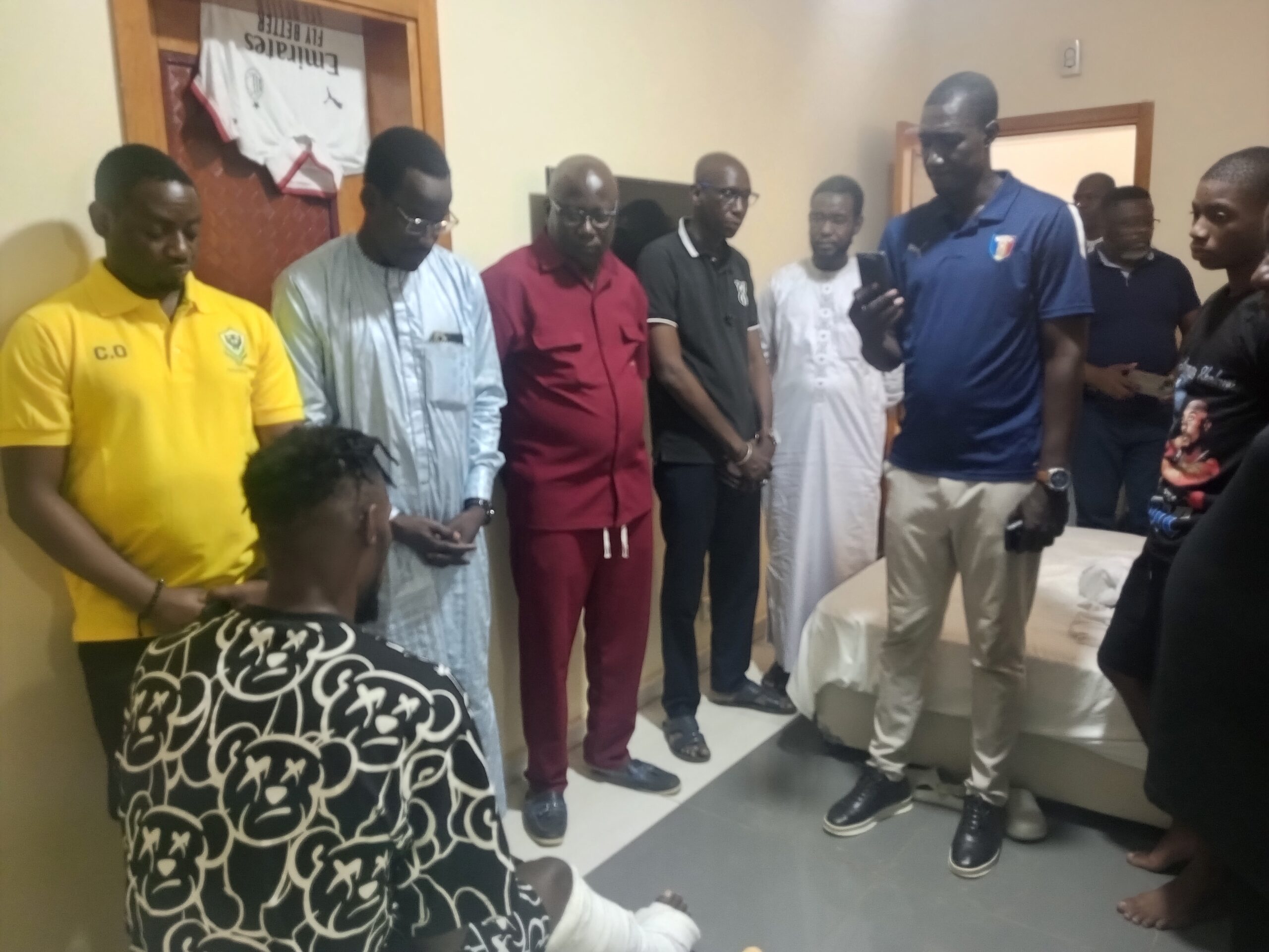 CHAMPIONNAT D&rsquo;AFRIQUE CENTRALE  ZONE 4 : LES AUTORITÉS SPORTIVES TCHADIENNES  AU CHEVET  DE STEPHEN MAKOBA