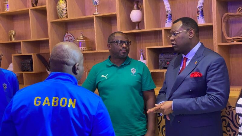 CDM 2026/ VEILLE DE MATCH GABON-NIGERIA : SEM ABDELAZIZ BRANLY OUPOLO AUX CÔTÉS DES PANTHÈRES