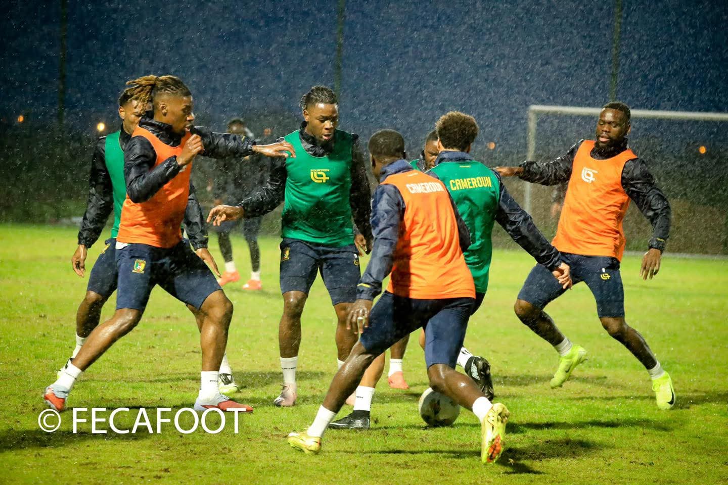 ÉCHOS DE LA CAN 2025 : 2e SÉANCE D&rsquo;ENTRAÎNEMENT DES LIONS INDOMPTABLES AU  WYDAD ATHLETIC CLUB