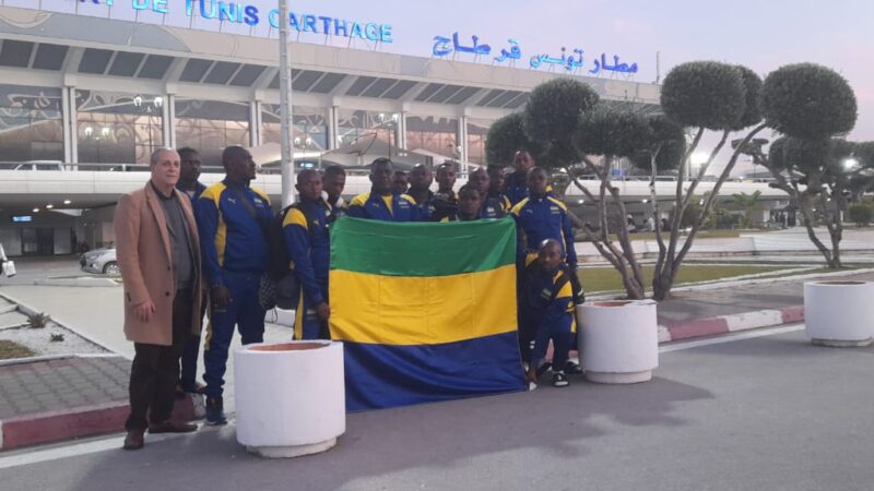 CHAMPIONNAT D&rsquo;AFRIQUE : LE GABON EST ARRIVÉ À TUNIS