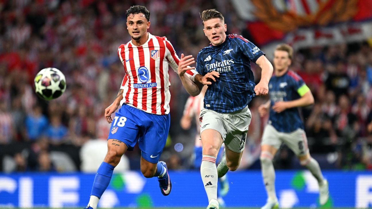 LIGUE DES CHAMPIONS :  L&rsquo;ATLETICO MADRID & ARSENAL SE SONT  NEUTRALISÉS (1-1)