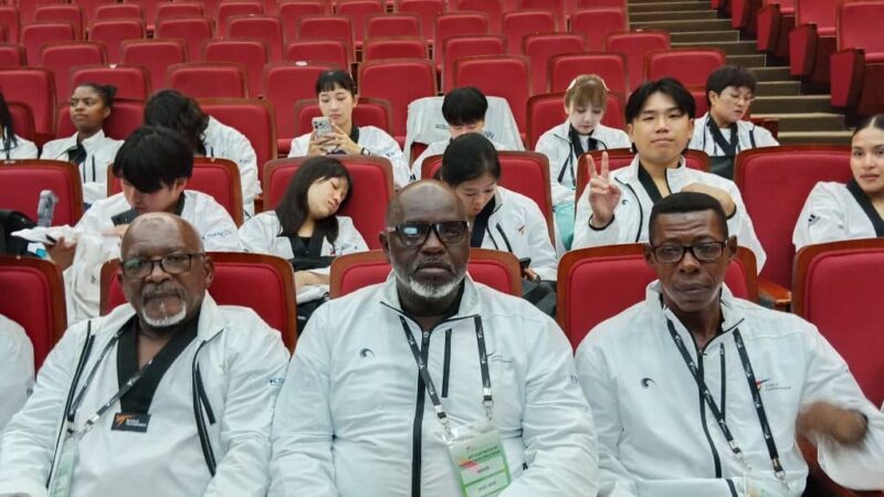 FEGATAE/CORÉE : MISSION  RÉUSSIE POUR LES 3  MAÎTRES GABONAIS AU CENTRE INTERNATIONAL MUJU TAEKWONDOWON