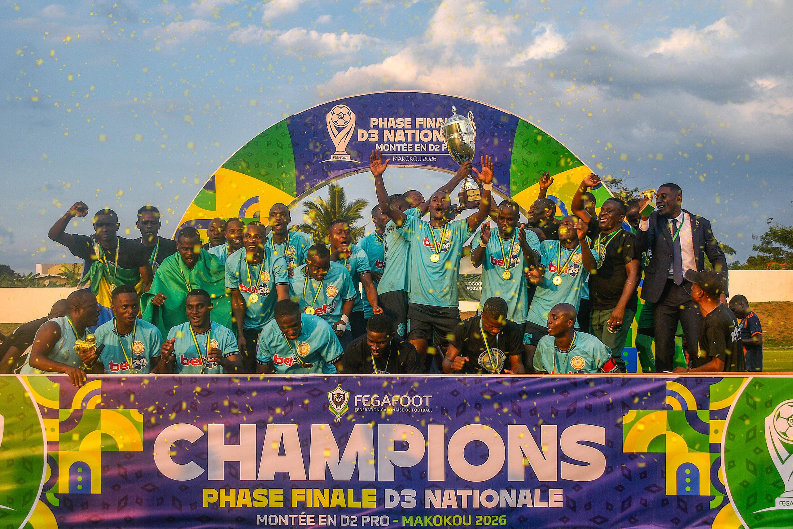 MAKOKOU / TOURNOI  NATIONAL DE MONTÉE EN D2 : ASSOM GR SACRÉ CHAMPION