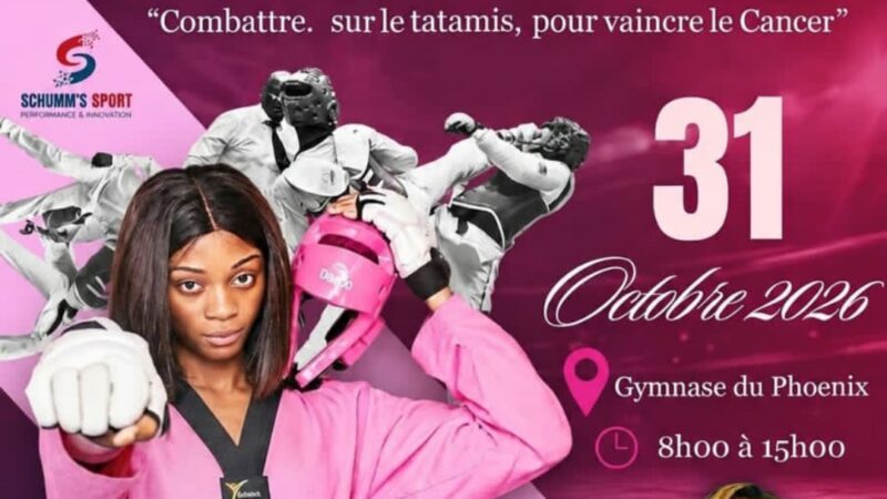 OCTOBRE ROSE 2026 : LE TAEKWONDO  GABONAIS MONTE AU FRONT CONTRE LE CANCER !